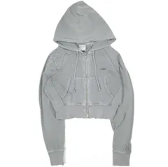KITH NYC キスニューヨークシティ 25SS Women Davin Cropped Hoodie クロップドフーディー 25070061000810 XS チャコールグレー ジップアップ パーカー トップス g25790のサムネイル