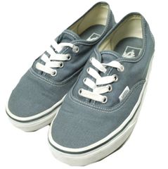 VANS バンズ AUTHENTIC オーセンティック US6(24cm) NAVY キャンバス ローカット スニーカー シューズ g25958