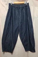 ウエストゴム薄手デニムパンツ