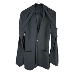 ​美品 セオリーリュクス ボーダー柄リブニットカーディガン 38 ネイビー 白 セオリーリュクス Theory luxe ボーダーカーディガン リブニット