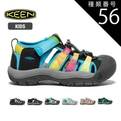 種類56：BLK-YEL/C13(19.5cm) キーン キッズ サンダル ニューポート エイチツー KEEN NEWPORT H2 CILD/YOUTH アウトドアサンダル コンフォートサンダル ニューポート 水陸両用 つま先ガード 洗える 軽量 速乾 夏用