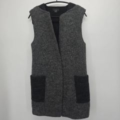 VIKI ロング ベスト ベスト グレー