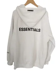 FOG ESSENTIALS エッセンシャルズ ジップパーカー XL ホワイト Fear of God ビッグロゴ