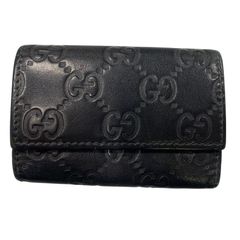 美品 GUCCI キーケース 6連 マイクロシマ レザーブラック - メルカリ