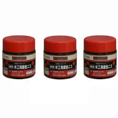 アサヒペン 木工用着色ニス １００ＭＬ ウォルナット 3缶セット