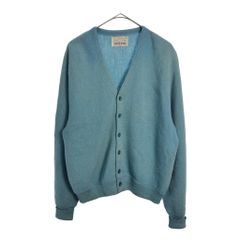 70s USA製 Robert Bruce アルパカ ニット カーディガン 水色 - メルカリ