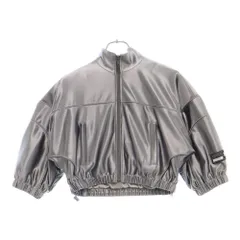 ALEXANDER WANG (アレキサンダーワン) BOMBER JACKET レディース ボンバージャケット シルバー 4CC3242090のサムネイル