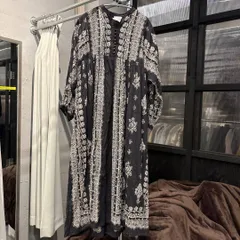 【東あずま店　併売品】　CRAFT STANDARD BOUTIQUE クラフトスタンダードブティック 花柄 総柄　長袖　エスニック　ワンピース シャツ ロング