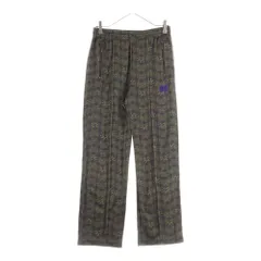 Needles (ニードルス) Track Pant Bright Jersey 総柄 ジャージパンツ トラックパンツ ブラウン IN406