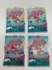 N079[PK]Y4431(カード) ペローナ OP12-034 SR 4枚セット やや傷や汚れあり 3/15出品