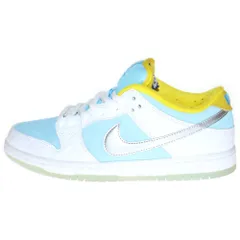 NIKE SB (ナイキエスビー) FTC DUNK LOW PRO QS Lagoon Pulse DH7687-400 ダンクロー ラグーンパルス ローカットスニーカー 銭湯 ライトブルー/ホワイト US8/26cm