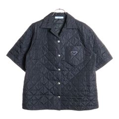 PRADA】三角ロゴプレート Re-Nylon シャツ 現行モデル Lサイズ - メルカリ