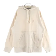 ACNE (アクネ) フェイス ロゴ パッチ プルオーバーパーカー 長袖 フーディー アイボリー FA-UX-SWEA000078のサムネイル