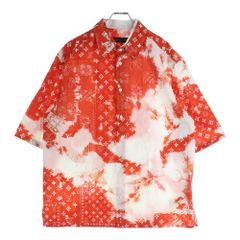 LOUIS VUITTON バンダナ柄 半袖シャツ レッド S - メルカリ