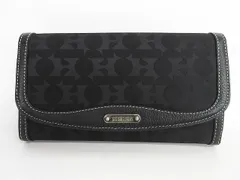 未使用同様 HAMANO ハマノ 長財布 黒系 総柄  LF0001-0316-51