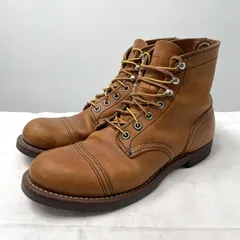 【中古】RED WING 8112 アイアンレンジャー 10年製 26cm ブラウン ブーツ レッドウィング[17]のサムネイル