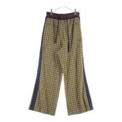 MARNI (マルニ) 21AW 千鳥柄 サイドライン トラックパンツ イエロー PAJE0278L1 UTV840のサムネイル
