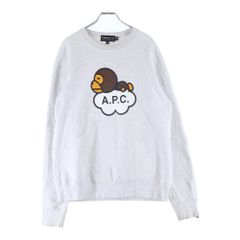 A Bathing A.P.C. グレー スウェットシャツ 2XL - メルカリ