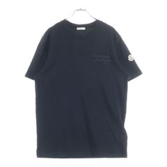 新品同様】モンクレール レタリングロゴ ワッペンTシャツ 25SSブラック 