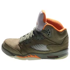 NIKE (ナイキ) AIR JORDAN 5 RETRO GS OLIVE 440888-308 エアジョーダン5 レトロ ハイカットスニーカー オリーブ レディース US6Y 24cm