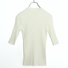 【極美品】23区★大人上品な雰囲気♪ ボーダー柄長袖カットソー サイズ38 アイボリー×ブラウン系 z18160 23区 - 【極美品】23区☆大人上品な雰囲気♪ ボーダー柄長袖カットソー