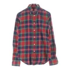 RALPH LAUREN (ラルフローレン) コットン チェック ボタンダウン 胸刺繍ロゴ 長袖シャツ レディース マルチカラー