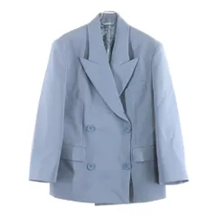 Acne Studios (アクネ ストゥディオズ) 23SS Oversized Double Tailord Jacket FN-WN-SUIT000455 オーバーサイズ ダブルテーラードジャケット ブルー レディースのサムネイル