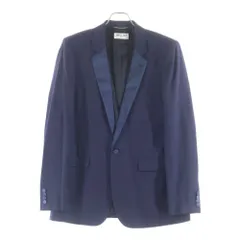 SAINT LAURENT PARIS (サンローランパリ) 15AW Le Smoking Jacket エディ期 1ボタン タキシードジャケット ネイビー 390023 Y682Jのサムネイル