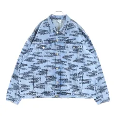 VETEMENTS (ヴェトモン) Stamped Logo Denim Jacket スタンプロゴ デニム ジャケット インディゴ UE54JA280Nのサムネイル