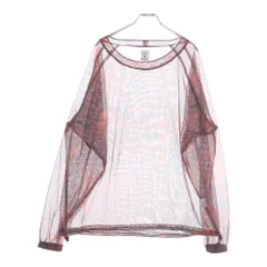 SOUTH2 WEST8 (サウス2ウエスト8) 23SS Bush Crew Neck Shirt Lightweight Mesh クルーネックブッシュ クルーネック長袖Tシャツカットソー ロングスリーブ ロンT レッド MR689のサムネイル