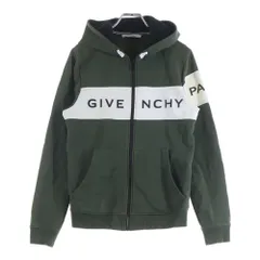 GIVENCHY (ジバンシィ) ビッグロゴ ジップアップ パーカー フーディ カーキ キッズ H25120のサムネイル