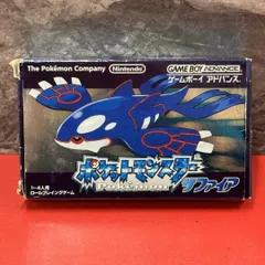 ●Nintend　ポケットモンスター　サファイア　ゲームボーイアドバンス　GBAソフト　箱　取扱説明書付き