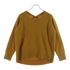 JOURNAL STANDARD (ジャーナルスタンダード) ウールVネックニットセーター マスタード レディース 18-080-400-3160-1-0