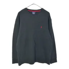 Polo by Ralph Lauren ポロ ラルフローレン SLEEPWEAR 長袖サーマルＴシャツ 大きいサイズ ブラック(メンズ 2XL)中古 古着 X5338
