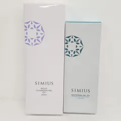 S4800 K SIMIUS シミウス モイストクレンジングジェル EX 110g / 薬用ホワイトニングジェルEX ライト 60g 計2点セットのサムネイル