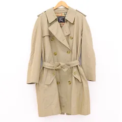 バーバリー BURBERRY トレンチコート 綿100％ サイズ98-185 ベージュ メンズ【yy】【中古】4000064801700617
