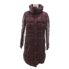 エディーバウアー EDDIE BAUER 美品 ダウンコート SP 紫 ハイネック キルティング ミドル ハーフ丈 /HW ■ECB001