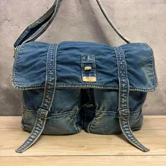 PORTER 80年代 デニム ショルダーバッグ 2WAY ヴィンテージ スピナー ポーター 古着 希少 ビンテージバッグ　00016
