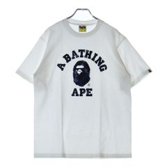 激レア 新品 APE（エイプ） 迷彩パープルカモ リンガー トリム Tシャツ 