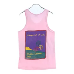 VINTAGE (ヴィンテージ) 90s Hanes 両面プリントクルーネックタンクトップ ピンクのサムネイル