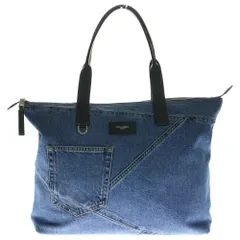 DOLCE & GABBANA (ドルチェアンドガッバーナ) Medium shopper in patchwork denim デニムパッチワーク トートバッグ インディゴのサムネイル
