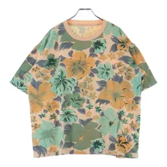 VINTAGE (ヴィンテージ) 00s クルーネック花柄半袖Tシャツカットソー マルチカラー