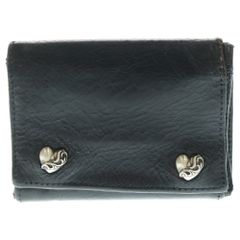 h*0様 クロムハーツ Chromehearts 3フォールドウォレットハートボ