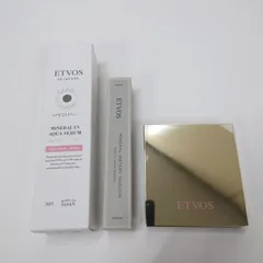 T3190 K ETVOS エトヴォス ミネラルクラッシィシャドー1ジョイピンク ・ミネラルウォータリーシャドー ブロンズシャイン 2.2g・ミネラルUVアクアセラムナチュラルピンク 30g 計3点セット