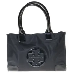 TORY BURCH (トリー バーチ) フロントロゴ ナイロントートバッグ レディース ブラック