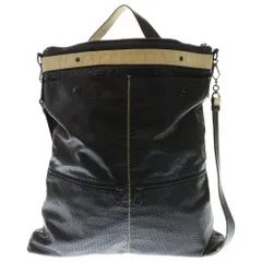 BOTTEGA VENETA (ボッテガヴェネタ) マルチポケット レザーハンドバッグ ブラック