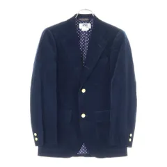 JUNYA WATANABE COMME des GARCONS (ジュンヤワタナベ コムデギャルソン) コーデュロイ 2Bシングルテーラードジャケット ネイビー WN-J901のサムネイル