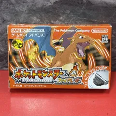 ■Nintend　ポケットモンスター　ファイアレッド　ワイヤレスアダプタ同梱　GBAソフト　箱　取扱説明書付き