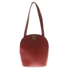 CELINE (セリーヌ) OLD オールド ロゴリングハンドバック レザーショルダーバッグ レッドのサムネイル