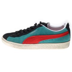 PUMA (푸마) × 신 가면 라이더 × 아토모스 스웨이드 빈티지 그린 라군 로우 컷 스니커 394967-01